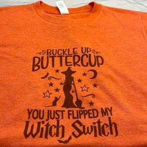 Halloween short sleeve shirt.  Soft cotton wore only a few times.